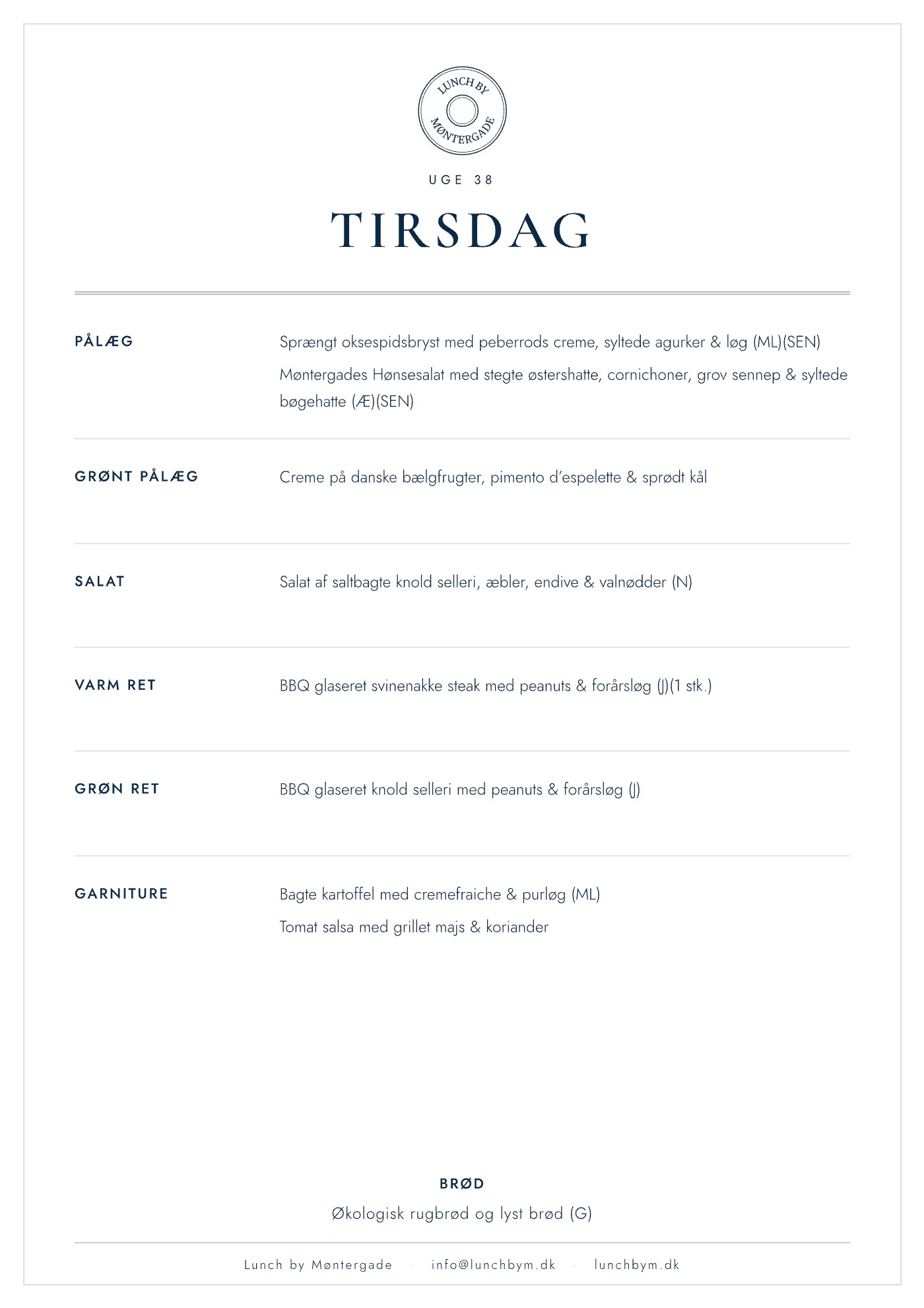Ugens menu, side 2